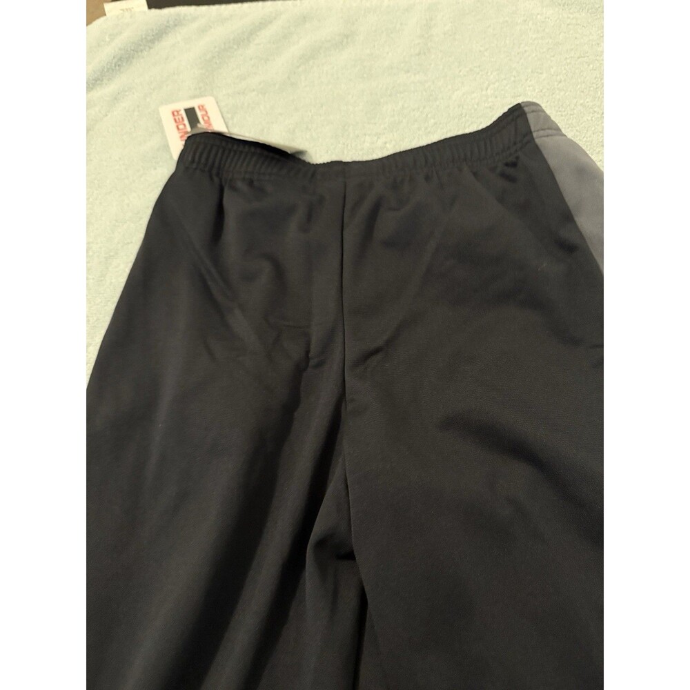 Under Armour Brawler 2.0 Pants Youth Medium Black Athletic Track Pants NWT - Picture 6 of 6